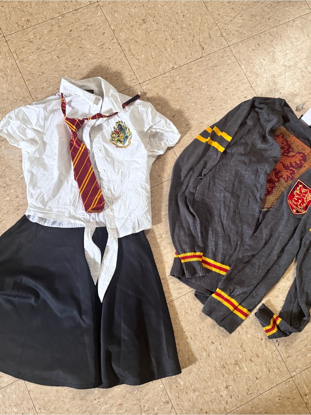 Harry Potter Halloween girls Kids Gryffindor junior youth